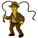 Indiana Jones - GIF, 148x150 pixels, 7 KB